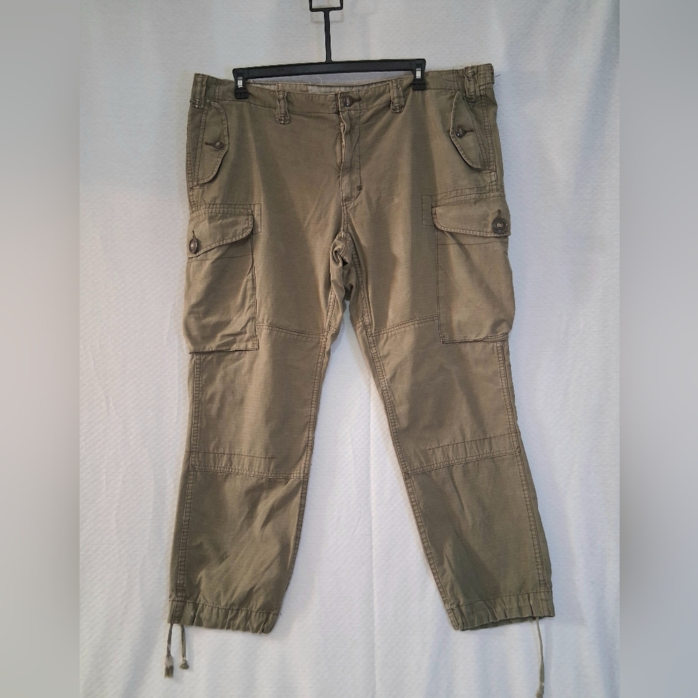 Polo Ralph Lauren Olive Green Vintage Military Paratrooper Cargo  Combat Trouser